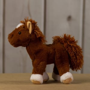 10.5 Standing Horse Trio Flower Bouquet