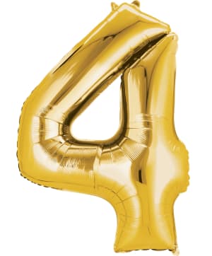 34" Gold Numbers 0 thru 9 Balloon Can be Added to Any Balloon Bouquet Flower Bouquet