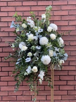 Wine Barrel Topper Arrangement