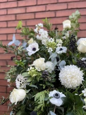 Wine Barrel Topper Arrangement
