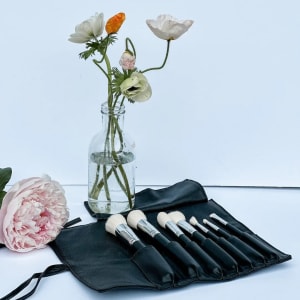 7 - Piece Make Up Brush Roll
