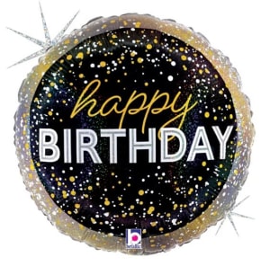 9" Mini Happy Birthday Balloons Flower Bouquet