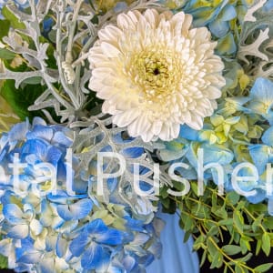 Hydrangea and Gerbers Flower Bouquet