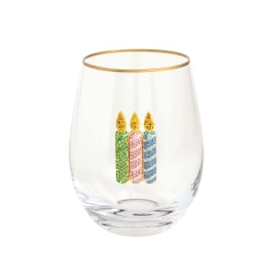 Beaded Wine Glasses Flower Bouquet