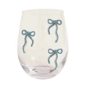 Beaded Wine Glasses Flower Bouquet