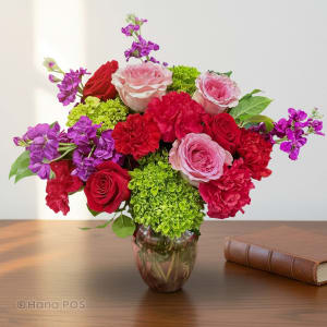 Color Burst Blooms Flower Bouquet