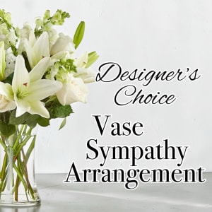 Designer's Choice Vase Sympathy Arrangement Flower Bouquet