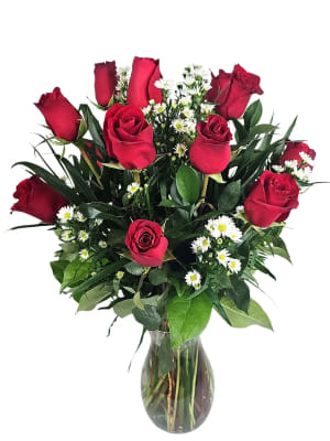 Dz. Red premium roses Flower Bouquet