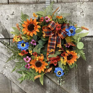 Fall Festival Silk (Artificial) Wreaths Flower Bouquet