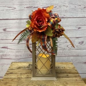 Golden Hour Silk (Artificial) Lanterns Flower Bouquet