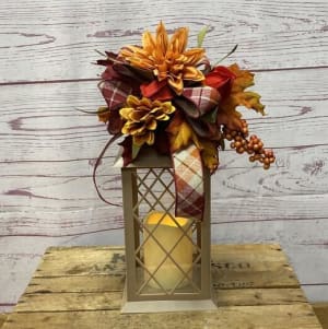 Golden Hour Silk (Artificial) Lanterns Flower Bouquet
