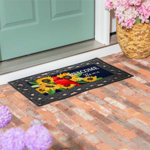 Sunflower Cardinal Switch Mat Flower Bouquet