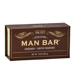 Cardamon & Juniper Exfol. Man Bar Flower Bouquet