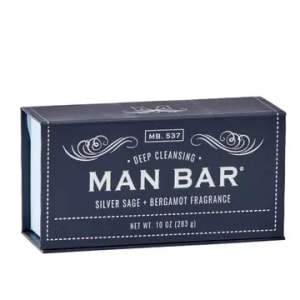 Cardamon & Juniper Exfol. Man Bar Flower Bouquet