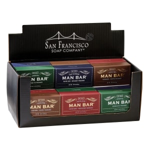 Cardamon & Juniper Exfol. Man Bar Flower Bouquet