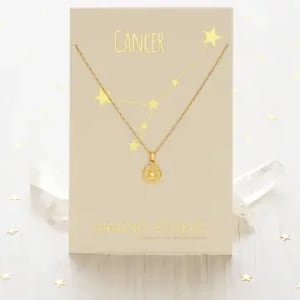 Tiny Zodiac Medallion ARIES Flower Bouquet