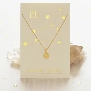 Tiny Zodiac Medallion ARIES Flower Bouquet