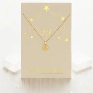 Tiny Zodiac Medallion ARIES Flower Bouquet