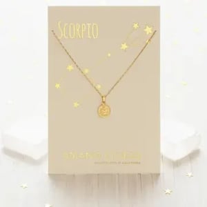 Tiny Zodiac Medallion ARIES Flower Bouquet