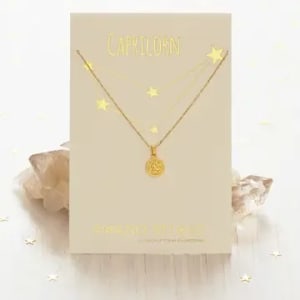 Tiny Zodiac Medallion ARIES Flower Bouquet