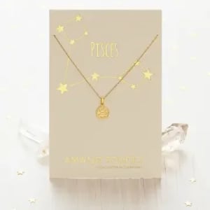 Tiny Zodiac Medallion ARIES Flower Bouquet
