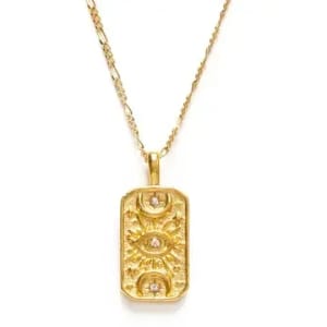 Mystic Medallion Necklace Flower Bouquet