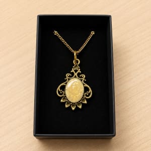 Resin Necklace Flower Bouquet