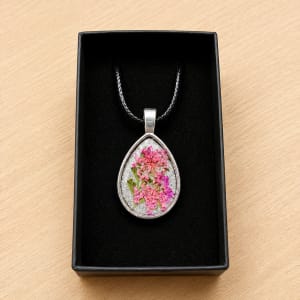 Resin Necklace Flower Bouquet