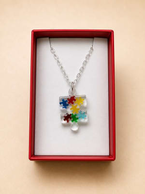Resin Necklace Flower Bouquet