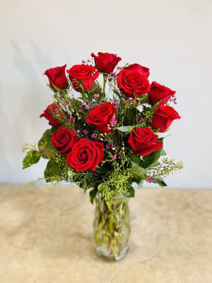 I Love You Red Rose Bouquet Flower Bouquet