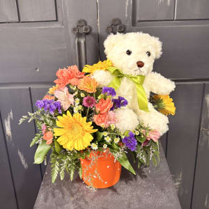 A Beary Happy Day Flower Bouquet
