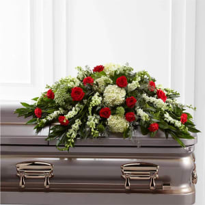Sincerity Casket Spray Flower Bouquet