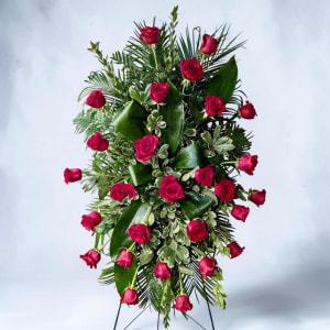 Rose Easel Spray Flower Bouquet