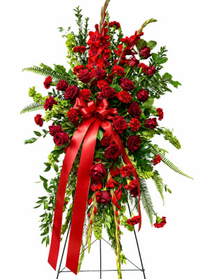 Treasured Memories Standing Spray Flower Bouquet