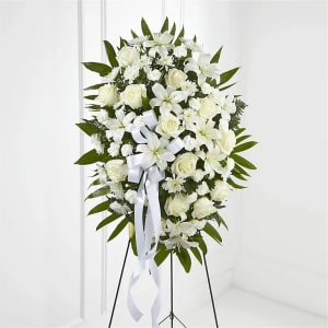 The Exquisite Tribute Standing Spray Flower Bouquet