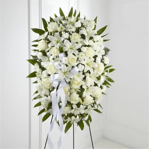 The Exquisite Tribute Standing Spray Flower Bouquet
