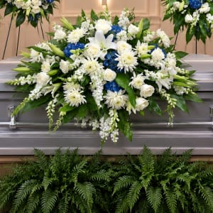Blue Mixed 5 pc Set Flower Bouquet