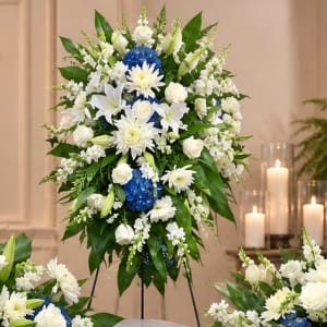 Blue Mixed 5 pc Set Flower Bouquet