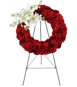 Love's Remembrance Wreath™ Flower Bouquet