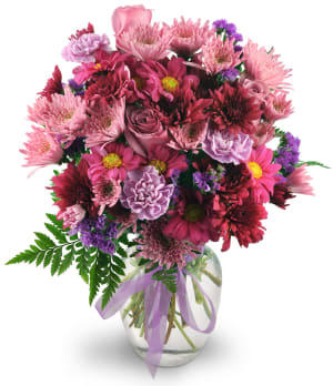 Purple Moon Flower Bouquet