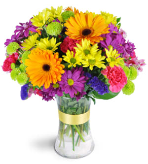 Radiant Rainbow™ Flower Bouquet
