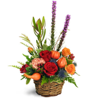 Pumpkin Patch Blooms™ Flower Bouquet