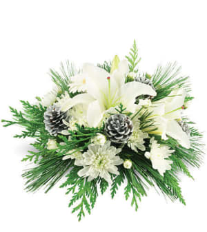 A Winter Wonderland Flower Bouquet