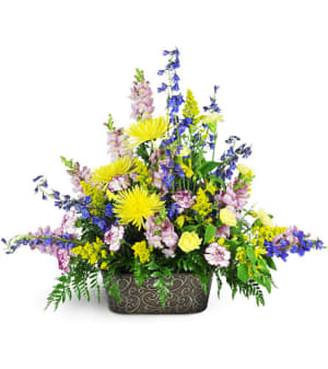 Garden Path Tribute Flower Bouquet