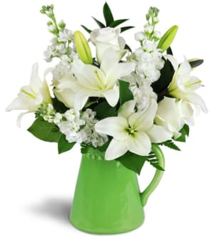 Pitcher of Serenity™ Flower Bouquet