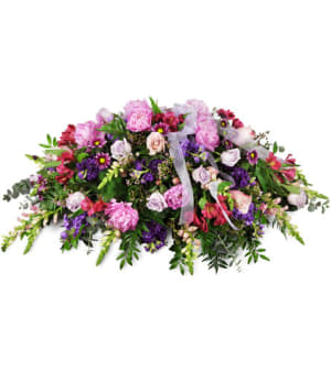 Tender Sentiments Casket Spray™ Flower Bouquet