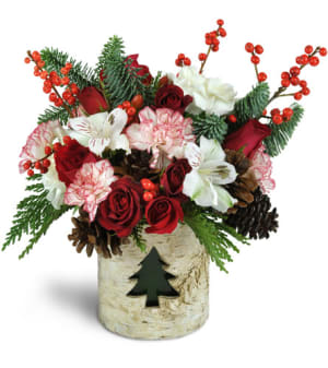Yuletide Glow™ Flower Bouquet