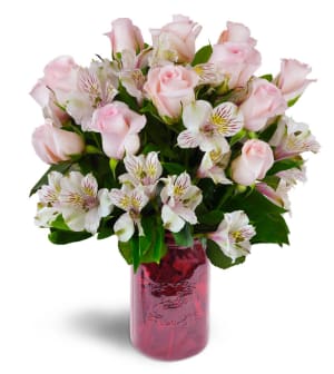Blushing Love Bouquet™ Flower Bouquet