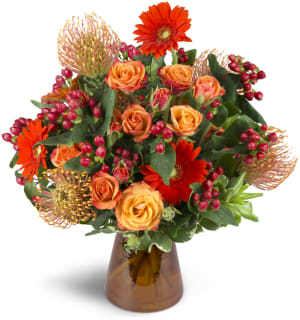Energetic Orange™ Flower Bouquet