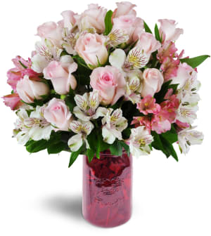 Blushing Love Bouquet™ Flower Bouquet
